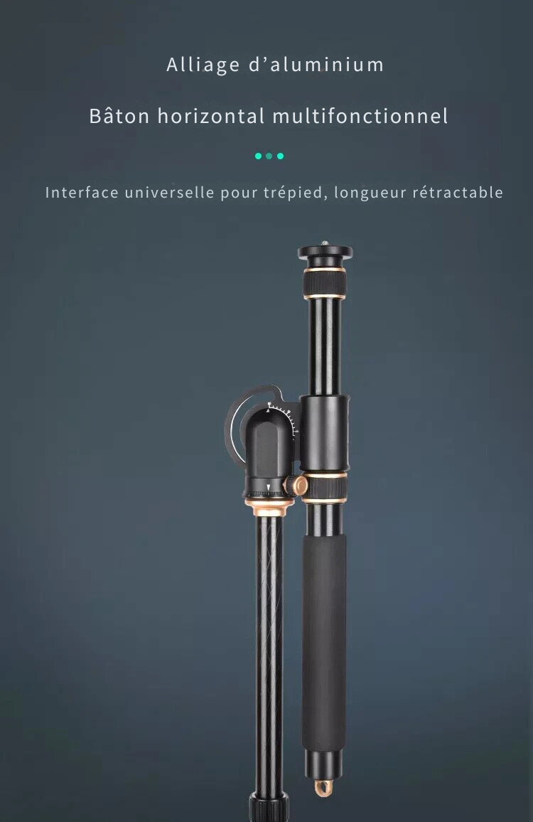 Bras Articulé Professionnel pour Caméra - Support Flexible pour Appareil Photo (2 à 5 kg)