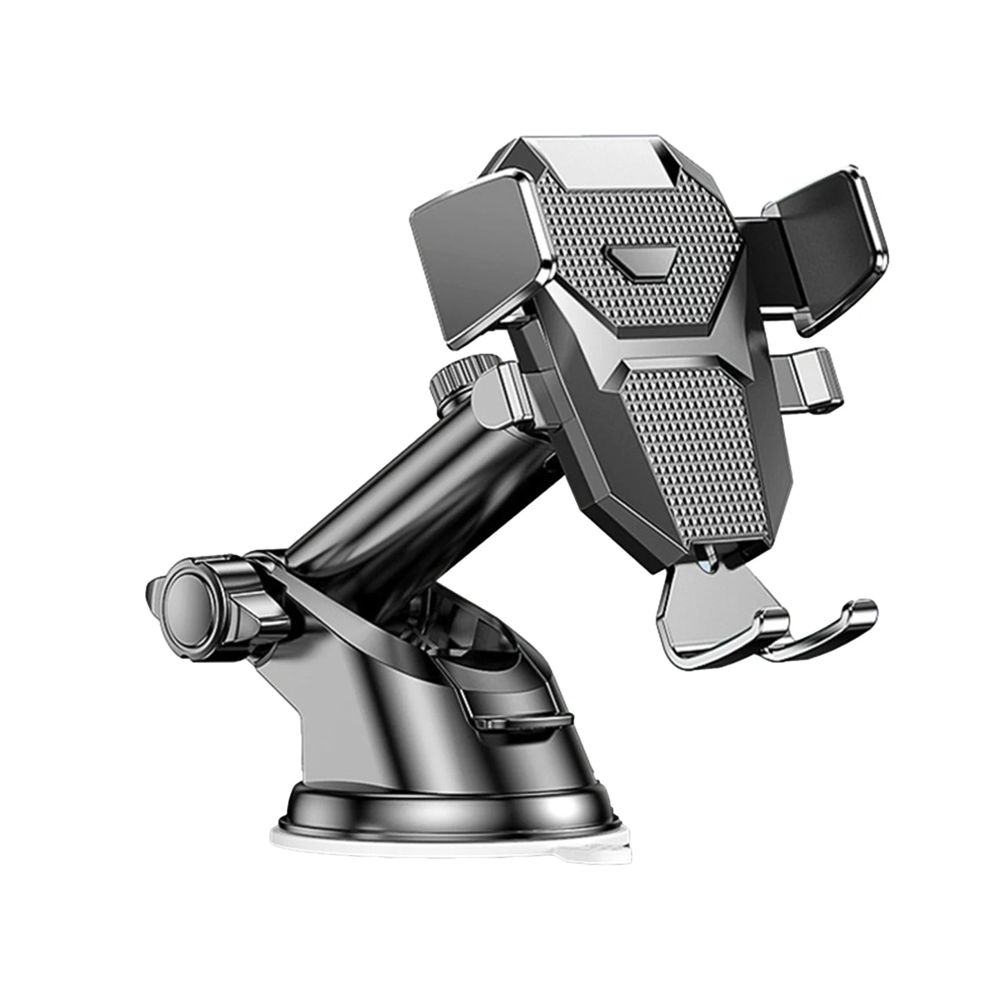 Support Téléphone Voiture 2-en-1 – Fixation Ventouse et Grille d'Aération, Rotation 360°