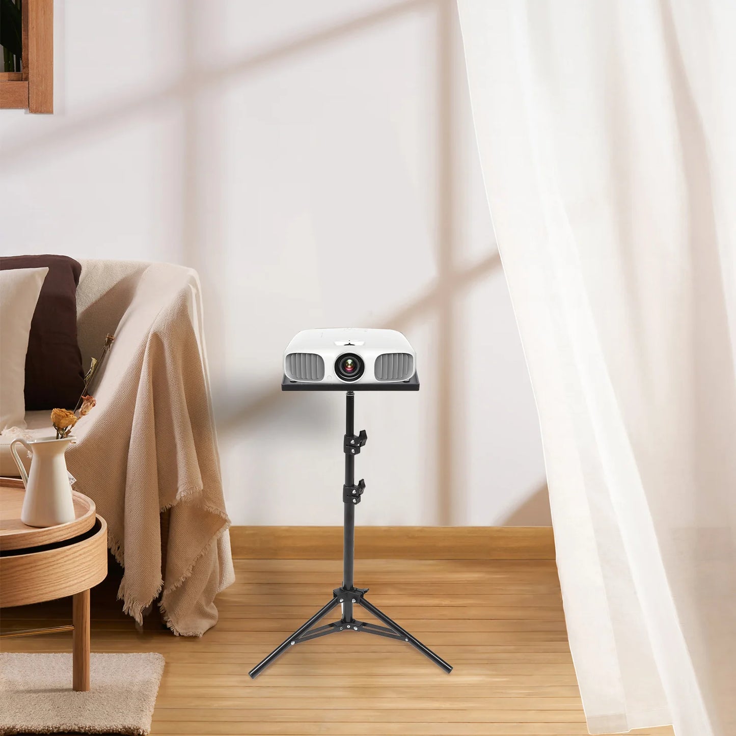 Support Portable Réglable en Plastique avec Trépied - 2 Tailles Disponibles