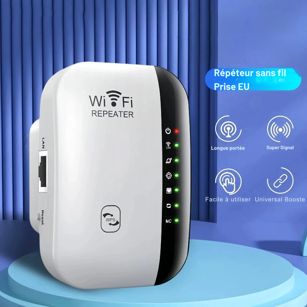 Amplificateur WiFi universel : Boostez votre connexion en un clic !
