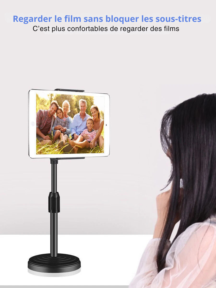 Support de téléphone réglable en hauteur pour bureau