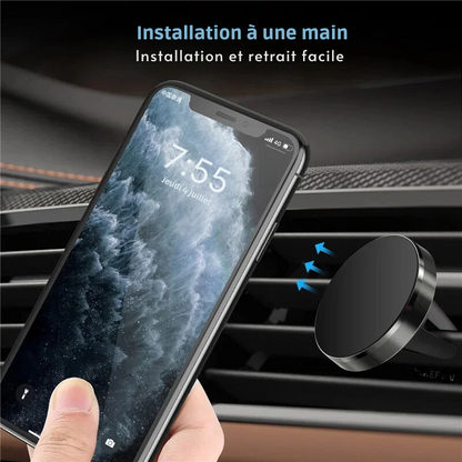 Support Téléphone Magnétique 🚗 - Conduisez en Toute Sécurité !