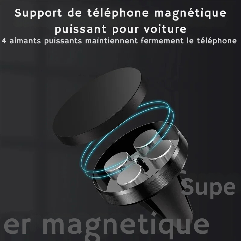 Support Téléphone Magnétique 🚗 - Conduisez en Toute Sécurité !