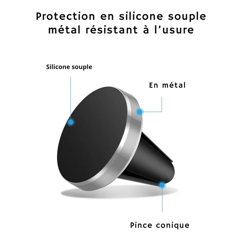 Support Téléphone Magnétique 🚗 - Conduisez en Toute Sécurité !