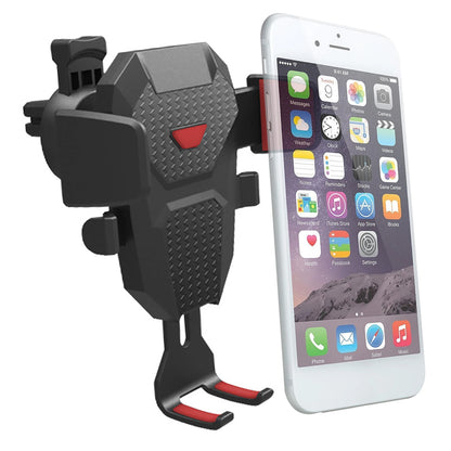 Support Téléphone Voiture 2-en-1 – Fixation Ventouse et Grille d'Aération, Rotation 360°