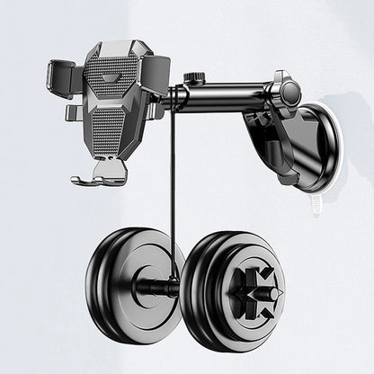 Support Téléphone Voiture 2-en-1 – Fixation Ventouse et Grille d'Aération, Rotation 360°