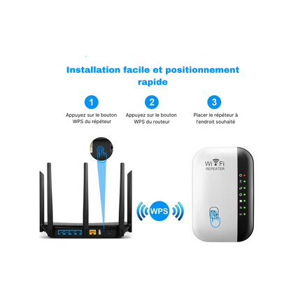 Amplificateur WiFi universel : Boostez votre connexion en un clic !
